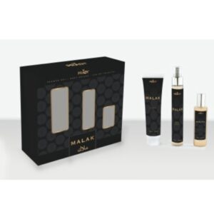 Pack Body Care Malak Prady 1-Body Splash 75ml 1-Gel Banho 100ml 1-Eau Toilette 50ml
